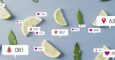 Limon sürücüsü baloncuklarının üzerine çıkan beyaz iğne baloncukları toplumsal büyümeyi temsil ediyor. Sosyal medya, katılım, bildirimler, büyüme, dijital, modern, renkli