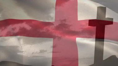 Hafif bir esinti fırtınaya dönüşüyor, Aziz George bayrağının dalgalanmalarını canlandırıyor ve haç siluetini ortaya çıkarıyor. Vatanseverlik, milliyetçilik, direnç, sembolizm, rüzgârlı, dramatik, karamsar