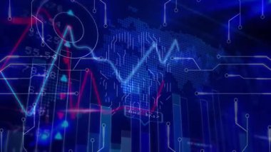 Dairesel vurgu, iki tonlu grafiklerin salınmasına, titreşen düğümlerin birbirine bağlanmasına ve eğilimlerin görülmesine neden olur. Dijital, fütüristik, soyut, analitik, teknoloji, sinirsel, yenilik