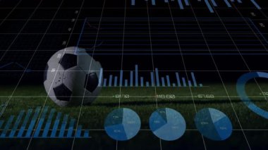 Oyuncunun kırmızı giysili bacağı grafiklere giriyor. Taramayı güncelliyor, sonra topa vuruyor ve taramayı tamamlıyor. Analizler, spor, görselleştirme, performans, dijital, hareket, dinamik