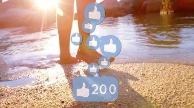 Sörfün içine ayak basmak animasyon yapmak sosyal medya kazancı gibi yükselişe geçmek gibidir. Sahil, sahil, dalgalar, yansıma, altın saat, sükunet, açık hava