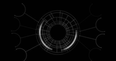 Koyu arkaplandaki bağlantı ağının resmi. Öğrenme ve eğitim kavramı dijital olarak oluşturulmuş imaj.