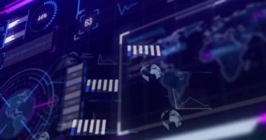 Ölçek sıçraması% 29 'dan% 46' ya yükseltiliyor ve veri eğilimlerini gösteren simgeler dönüyor. Fütüristik, analitik, veri görselleştirme, dijital, teknolojik, soyut, dinamik