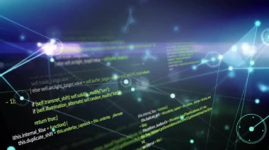 Karanlık boşluk, neon ağı başlatıyor, nabız düğümleri ve sarı-yeşil kod, veri akışını gösteriyor. Siber uzay, veri görselleştirme, dijital ekosistem, gelecekçi, teknoloji, soyut, yenilik