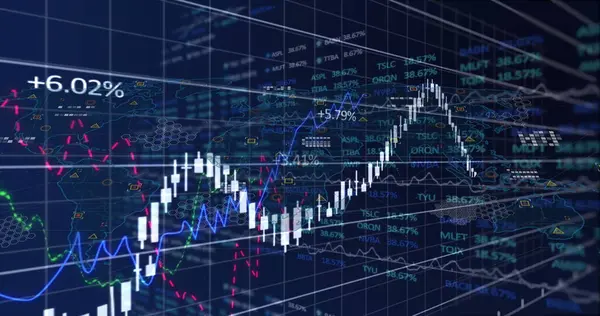 Donanma geçmişindeki grafiklerin ve finansal verilerin resmi. Küresel finans, ekonomi ve teknoloji kavramı dijital olarak üretilen görüntü.