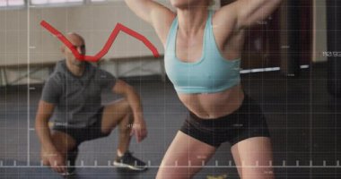 Koçun fitness sporcusuna sinyal verdikten sonra, halter yolu üzerinde grafik kaplaması ile hiçbir şey yapmıyorlar. Güç, zindelik, analitik, eğitim, atletizm, performans, disiplin