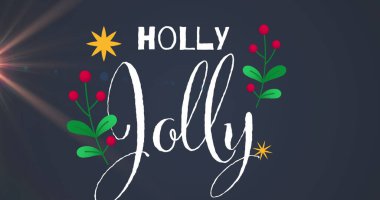 Donanma geçmişinde çobanpüskülü bir görüntü. Noel, kış ve gelenek kavramı dijital olarak oluşturuldu.