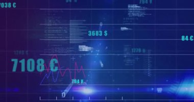 Değer değişimi 2173 'ten 5607' ye. Grafikler gösteriliyor, kod görselleştirme piyasa dalgalanması. Finans, analitik, veri, teknoloji, görselleştirme, gelecekçilik, istatistik.