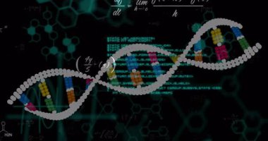 Başlangıçta DNA sarmal merkezini canlandırırken kod ve formüller laboratuvar görselleştirmesi için kayıyordu. Genetik, moleküler biyoloji, biyoenformatik, bilimsel görselleştirme, eğitim, dijital illüstrasyon, biyoteknoloji