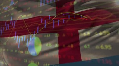 Finansal grafikler ve verileri görselleştiren veri etiketleri üzerinde İngiltere bayrağı sallamaya başlıyoruz. Vatanseverlik, finans, veri görselleştirme, dijital, bilgi, analitik, vatanseverlik
