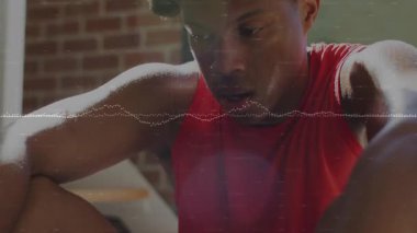 Nihai temsilcinin iyileşme sürecini tamamladıktan sonra nefes vererek ve dalgalanmayı gözlemleyerek zindelik için. Atletik, kararlılık, dayanıklılık, zindelik, güç, sağlık, spor