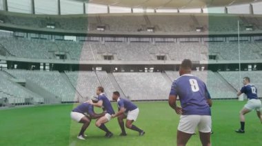 Dokuz numara ölçüp biçiyor, ragbi topu atıyor, kaldırıcılar kazak kaldırıyor ve kanat çırpıyor. Sporcular, takım çalışması, hazırlık, çeviklik, rekabet, saha, atletizm