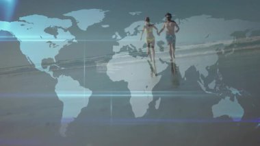 Haritadaki mercekler küresel teknoloji ağını kullanan çiftleri hedef alıyor. Yolculuk, bağlantı, yenilik, işbirliği, macera, ağ, keşif