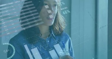 İş analisti kadın kaydırma ölçümlerine tepki veriyor, kalem tanımlama eğilimini yükseltiyor. Analizler, yenilik, sunum, ilerleme, anlayış, teknoloji, strateji