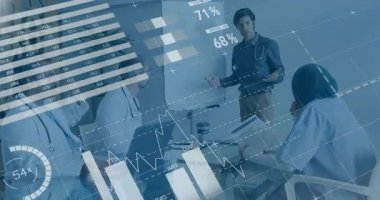 Teknede sunucu yazısı ve canlandırılmış tıbbi veri izleme denemesi başlatılıyor. Profesyonel, işbirliği, bilgi, analitik, sağlık, dijital, takım çalışması