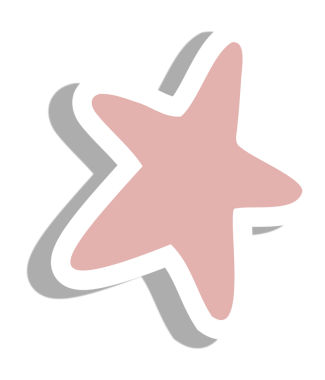 El çizimi yıldız grafiği, beyaz çizgili ve siyah gölgeli şeffaf bir arkaplanda yüzüyor. Vektör, illüstrasyon, simge, tasarım, çıkartma, grafik, amblem