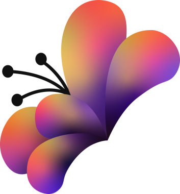 Vektör kelebek formu, değişken kanatları ve siyah anteniyle şeffaf bir zemin üzerinde yüzüyor. Soyut, vektör, tasarım, dijital, sanat, canlı, modern