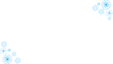 Düz köşeli çiçekler beyaz ve açık mavi çizgili çiçeklerle süslenmiş, kopyalama alanı. Çiçek motifleri, dekoratif tasarım, zarafet, minimalizm, botanik illüstrasyon, süsleme, yumuşak renk paleti