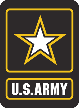 Düz A.B.D. Ordusu logosu üzerinde altın ve ordu metin panelleri bulunan şeffaf arkaplan şeklinde bir yıldız barındırıyor. Ordu, amblem, amblem, damgalama, vatansever, rozet, soyut
