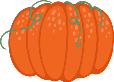 Kabak kabağında kaburgalar hafif benekler ve şeffaf arkaplanda sarmaşık dalları yer alıyor. Sonbahar, hasat, kırsal, canlı, çiçekli, mevsimsel, dekoratif