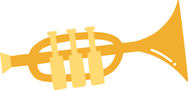 Şeffaf arkaplan düz pirinç enstrüman gösteriliyor. Ağızlık kapakçıkları ve zil gösteriliyor. Müzikal, performans, klasik, canlı, eğlence, zanaat, sanatsal