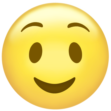 Stilize edilmiş 3D sarı gülen surat emojisi gölgeleme ve röfle ile parlıyor, şeffaf arkaplan. Vektör, karikatür, neşeli, oyuncu, dijital sanat, ikon, anlamlı