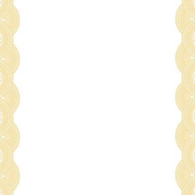 Süslü altın dantel kenar düz dizayn çerçeve mavisi ve şeffaf arkaplanda gösteriliyor. Dekoratif, zarif, karmaşık, klasik, zanaat, süs, desen