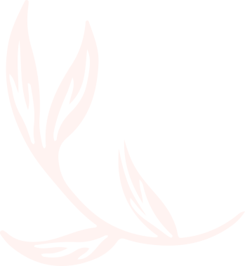 Minimalist düz tasarım, şeffaf tuvalde sivri yapraklı, yumuşak pembe dallar gösteriyor. Botanik, doğa, illüstrasyon, tasarım, dekor, zarafet, organik