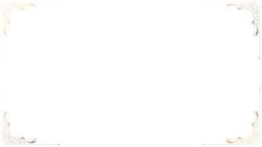 Gösterişli altın filigran köşe çerçeveleri şeffaf tuval üzerinde dikdörtgen sınır oluşturur. Lüks, zarafet, karmaşık, dekoratif, eski moda, süsleme, metalik