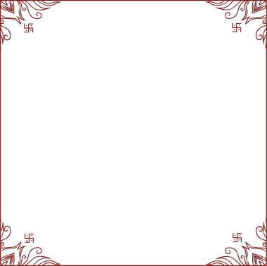 Vektör kırmızı çerçevesi, şeffaf arkaplan kopyalama uzayında çiçek ve geometrik köşe motiflerini gösteriyor. Süslü, dekoratif, karmaşık, eski, klasik, tasarım, süsleme