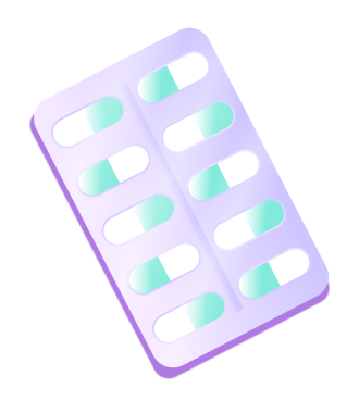 Şekillendirilmiş su toplayıcı paketi, yeşil beyaz kapsüller taşıyan 3 boyutlu şeffaf bir zemin üzerinde yüzüyor. İlaç, sağlık, ilaç, ilaç, klinik, minimalizm, ambalaj