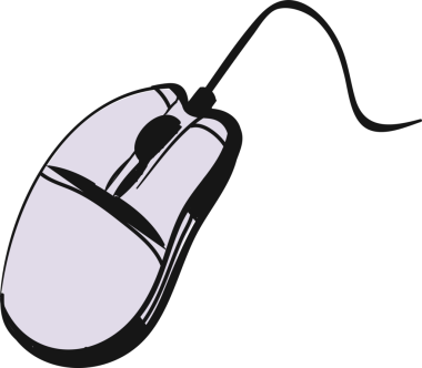 Düz tasarım kablo faresi, kaydırma tekerleği ve kabloyla şeffaf arka planda tepeden tırnağa gösteriyor. Teknoloji, ofis, ergonomik, minimalizm, aygıt, dijital, kullanıcı arayüzü