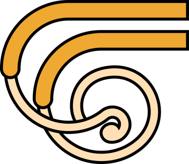 Soyut hardal ve krem tüpleri kıvrımlı, düz dizayn edilmiş, temiz arkaplan, kopyalama alanı. Minimalist, modern, bilimsel, dijital, geometrik, parlak, çok yönlü