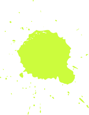 Sivri uçlu sarı-yeşil boya sıçraması, dağınık damlacıklar, vektör, şeffaf arkaplan. Soyut sanat, dijital çizim, canlı palet, yaratıcı tasarım, modern dekor, görsel etki, sanatsal ifade