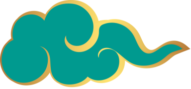 Dekoratif bulut şekli şeffaf arkaplanda yüzüyor, altın kaplamalı düz tasarım içeriyor. Minimalist, soyut, enerjik, modern, dijital sanat, ikonografi, zarif