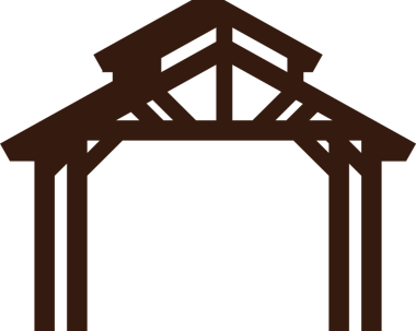 Ahşap kirişler, kirişler, teller, şeffaf arka plan ve düz tasarım ile pergola çatısını gösteriyor. Kereste, mimari, inşaat, çerçeve, yapısal, tasarım, mühendislik