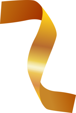 Altın kurdele kıvrımlı ve vektör tasarımında şeffaf tuval üzerinde yüzüyor. Lüks, zarafet, soyut, süs, pırıltı, dekorasyon, minimalizm.