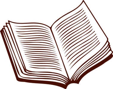 Açık kitap illüstrasyonu, biçimlendirilmiş çizgi sanat sayfalarının açılıp, şeffaf bir arkaplan oluşturduğunu gösteriyor. Edebiyat, eğitim, baskı, minimalizm, mahsul, bilgi, okur yazarlık