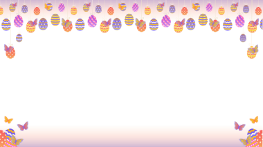 Düz tasarım çerçevesi, saydam arka planda Paskalya yumurtası ve kelebekleri gösteriyor, kopyalama alanı. Pastel, kaprisli, neşeli, dekoratif, şablon, kutlama, bahar