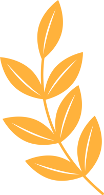 Şekillendirilmiş bitki dalı, şeffaf arkaplanda düz dizayn edilmiş sekiz uzun yaprak içeriyor. Botanik, doğa, minimalizm, illüstrasyon, dekorasyon, grafik, tasarım