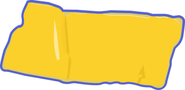 Şeffaf arkaplanda yüzen düz stil sarı çıkartma, parlak ve koyu renk çizgiler gösteriyor. Grafik ögesi, markalaşma, modern tasarım, dijital sanat, pazarlama, minimalizm, illüstrasyon