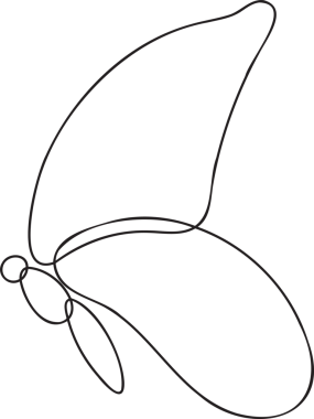 Soyut sürekli sanat eserleri şeffaf arka planda gösteriliyor parlak kelebek kanatlarını çağrıştırıyor. Minimalist, zarif, akıcı, organik, dijital, tasarım, sanatsal