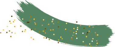 Düz tasarım yeşil fırça darbesi saydam arkaplanı süpürüyor dağınık çok renkli noktaları gösteriyor. Soyut sanat, grafik tasarımı, dijital illüstrasyon, canlı, dinamik, yaratıcı, modern