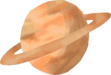 Halkalı gezegen çizimi eğimli halka ve şeffaf arkaplan ile dokulu küre gösteriyor. Göksel, kozmik, fütüristik, soyut, dijital, uzay keşfi, gezegensel