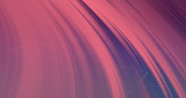 Eğimli dalgalı çizgiler pembe turuncu renkleri karıştırarak gradyan çokgen hatları kesişiyor. Soyut, enerjik, dinamik, modern, sanatsal, gradyan, hareket