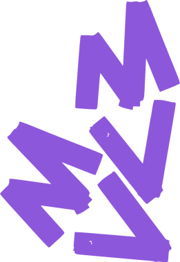 Soyut mor zigzag şekilleri şeffaf tuval üzerinde dinamik düz tasarım kompozisyonu yaratıyor. Geometrik, minimalizm, modern, dijital sanat, grafik tasarım, görsel motif, canlı