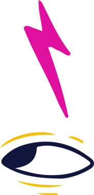 Düz amblem, donanmanın göz hatlarıyla eflatun cıvata ve şeffaf arkaplanda bulunan altın kavisleri birleştiriyor. Soyut amblem, enerji sembolü, geometrik tasarım, modern logo, canlı stil, marka ikonu, görsel kimlik