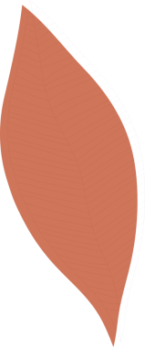 Portakal kırmızısı vektör arkaplanda yüzüyor. Yan damarlı merkezi damarı gösteriyor. Botanik, illüstrasyon, minimalist, doğa, tasarım, sonbahar, organik