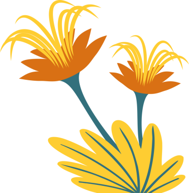 Düz dizaynlı, şeffaf arkaplanda erkek organı ve damarları olan üç stilize çiçek açıyor. Botanik, minimalizm, grafik, doğa, dekorasyon, canlı, resimsel