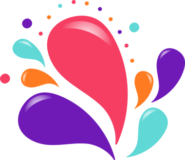 Soyut damlacık şekilleri düz tasarımda patlıyor, gradyan ve şeffaf arkaplan içeriyor. Renkli, dinamik, modern, akıcı, canlı, sanatsal, hareketli